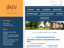 Tablet Screenshot of jikev.cz